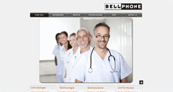 Desktop Screenshot of bellphone.de