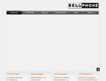 Tablet Screenshot of bellphone.de